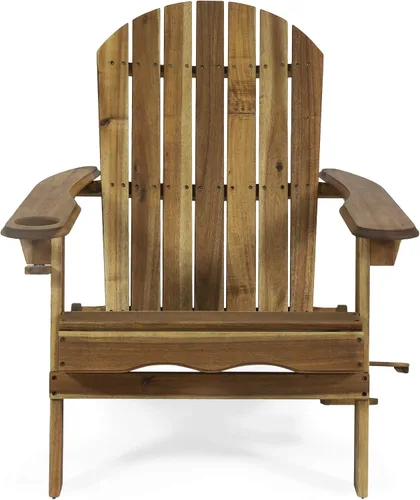 Vista 12 de Christopher Knight Home Cheryl - Silla plegable Adirondack de madera de acacia para exteriores, color gris