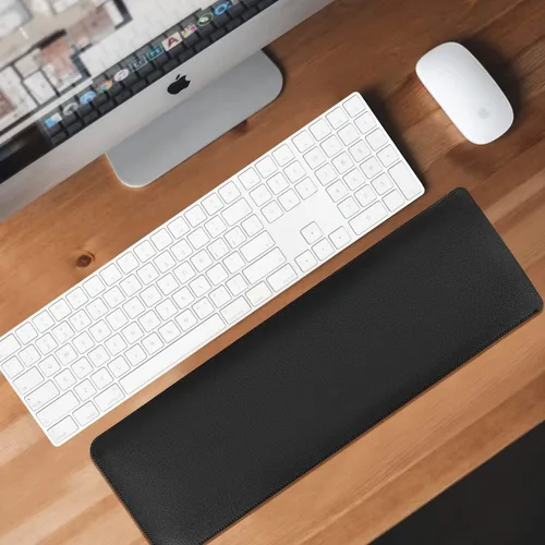 Vista 5 de CaseBuy Funda de piel sintética para teclado Apple Magic 2024 con USB-C y iMac Magic M1 M3 M4 Chip A2520 A1843 y Mac Studio 2022 con teclado