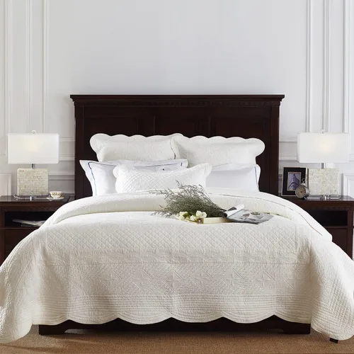 Vista 10 de Calla Angel Sage Garden - Edredón de lujo de algodón puro, tamaño Queen, color aguamarina claro