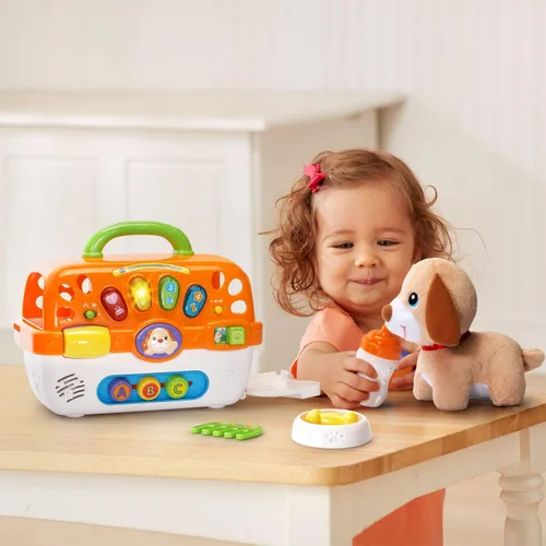 Vista 5 de VTech Care for Me - Juguete portador de aprendizaje, color naranja