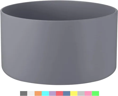 Vista 15 de CHEETAH Funda Protectora para Botella de Agua Hydroflask de 12oz - 40oz, Funda de Silicona Inferior Sin BPA, Compatible con Todas las Botellas