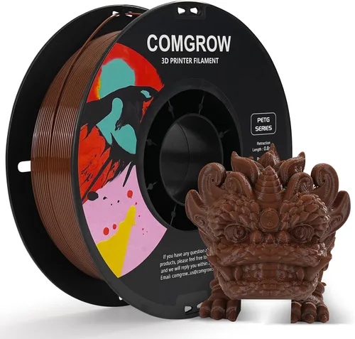 Vista 36 de Comgrow PETG - Filamento para impresora 3D de 1.75 mm, filamento de impresora 3D de alta precisión y resistente (0.9 kg), precisión dimensional +