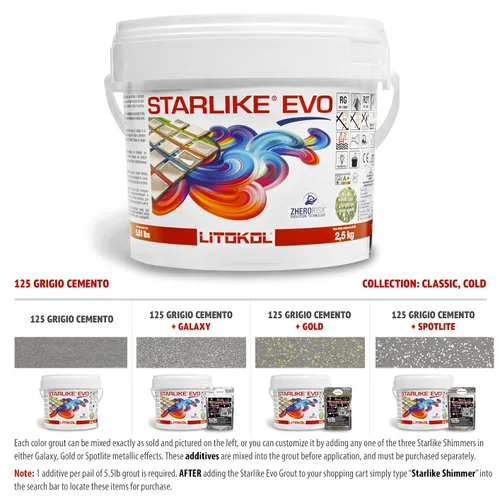 Vista 2 de The Tile Doctor EpoxyElite EVO - Lechada epoxi Litokol para baldosas epoxi, piscinas, spas, cocinas, baños, baldosas de suelo o pared