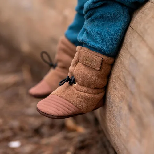Vista 3 de JAN & JUL Botines cómodos para bebés y niños pequeños que se mantienen en su lugar