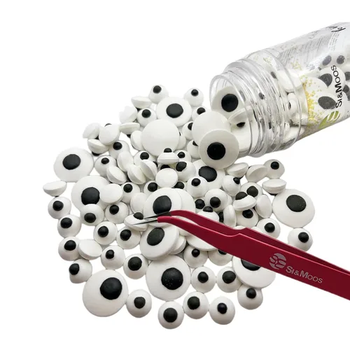 Vista 10 de SE Si&Moos Gránulos de estrellas blancas para decoración de pasteles, decoración de pasteles de estrellas, estrellas blancas comestibles grandes