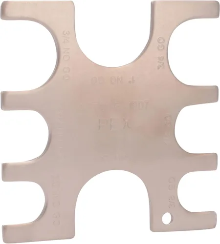 SharkBite Herramienta de crimpado PEX de 3/8 de pulgada calibre Go / No-Go, accesorios de plomería, 23080