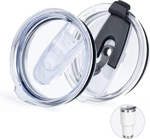 Vista 11 de Tapas de Repuesto para Vaso Delgado de 20 oz, Paquete de 2, Se Ajustan a Vasos con Diámetro Interior de 2.74 a 2.76 PULGADAS, Tapas para Vaso a