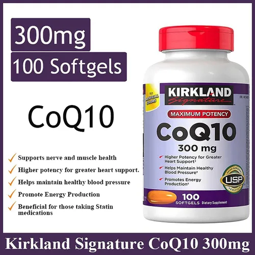 Vista 3 de Kirkland Signature CoQ10 300 mg., 100 cápsulas blandas (paquete de 3)