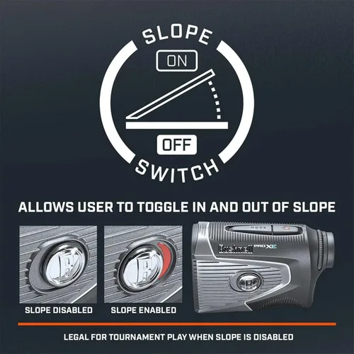 Vista 9 de Bushnell Telémetro láser Pro XE Golf, negro/plata, grande