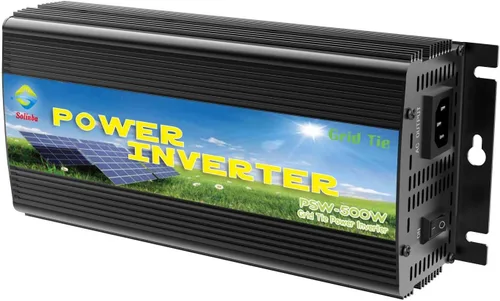 Vista 2 de Inversor solar de lazo de rejilla 500w DC11-28v a AC90-130v para sistema solar 12v