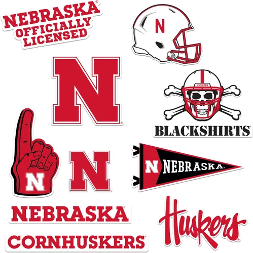 Vista 13 de American University Paquete Variado de 10 Calcomanías Grandes de Vinilo de Lujo - Laptop, Botella de Agua, Scrapbooking, Tableta, Monopatín