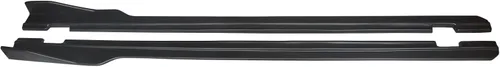 Vista 3 de NINTE Faldas laterales para Dodge Challenger SXT 2015-2023, extensiones de paneles de falda negras mate, 1 par