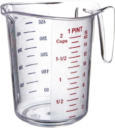 Vista 6 de Taza medidora de plástico de 1 taza