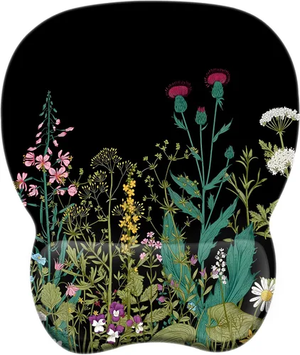 Vista 13 de EooCoo Alfombrilla ergonómica para mouse con soporte de muñeca, alfombrilla de mouse con reposamuñecas de espuma viscoelástica y base antideslizante