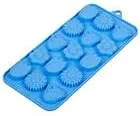 Vista 3 de Molde de silicona para caramelos de rosa/flor, 15 cavidades