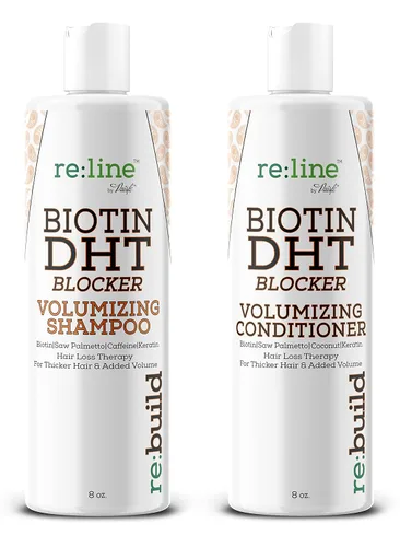 Champú y acondicionador de biotina volumizing – Champú de volumen natural para mujeres Volumen de cabello sin sulfato champú y acondicionador