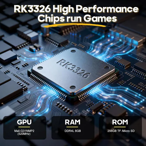 Vista 3 de 2025 New V40 Max Retro Handheld Game Console, 40000 Preloaded Games, 256GB Expandable Storage, 4 Inch IPS HD Screen, Portable Gaming Device with