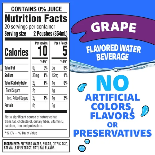 Vista 2 de Capri Sun Roarin' Waters Bebida de agua saborizada