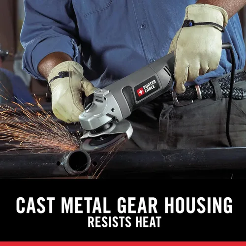 Vista 4 de PORTER-CABLE Herramienta de amoladora angular, 4-1/2 pulgadas, 7.5 amperios (PC750AG)