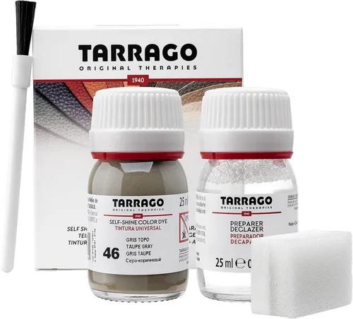 Vista 19 de Kit de Tinte para Cuero Tarrago con Desglasador y Aplicador - Restaura y Recolorea Zapatos, Botas, Bolsos, Carteras, Chaquetas y Muebles - Pigmento
