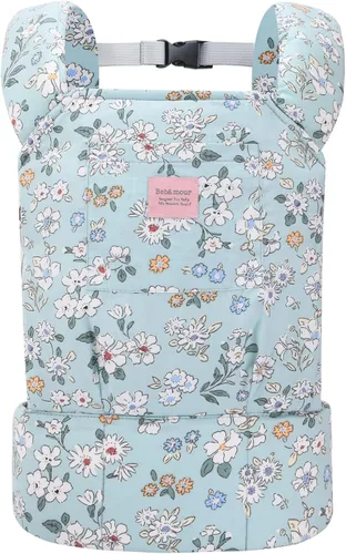 Vista 4 de Bebamour Portabebés original Reborn para muñecas y juguetes para niñas y niños (verde)