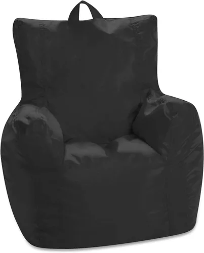 Vista 10 de Posh Creations Puf estructurado cómodo para jugar, leer y ver la televisión, silla Pasadena, lona - Estrellas esbozadas