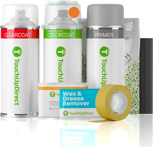 Vista 247 de TouchUpDirect PQB Chief - Aerosol de pintura de retoque compatible con Jeep Exact Match - Kit esencial