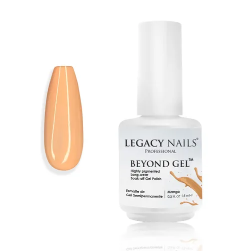Vista 9 de LEGACY NAILS Professional Beyond Gel Soak-Off Esmalte de uñas – Cobertura completa, altamente pigmentado (BEYOND GEL – ALBA 1/2 oz)