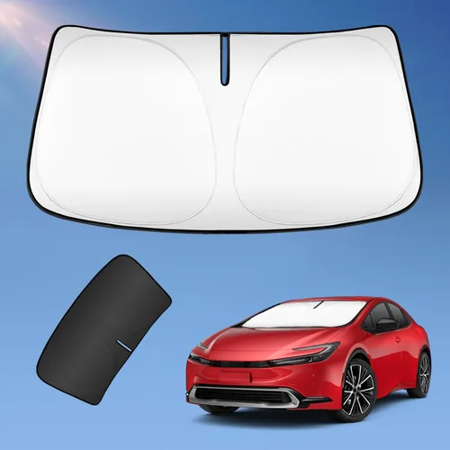 Vista 15 de Parasol para Mazda 3 2019-2025 2026, protector solar de 4 capas para Mazda 3 Hatchback/Sedan 250T, revestimiento plateado, visera solar plegable