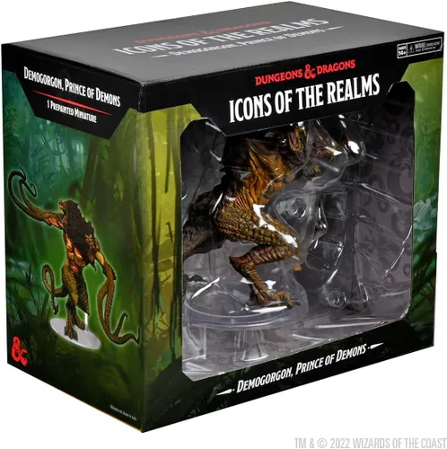 Vista 2 de WizKids Dungeons and Dragons IR: Demogorgon prepintado Príncipe de los Demonios 96193