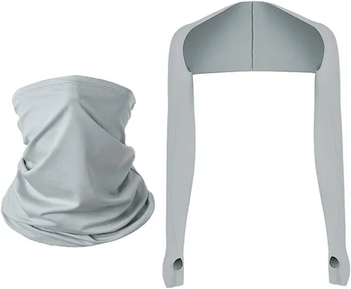 Vista 10 de YEKEYI Mangas de brazo con protección solar UV, manga de chal, protección solar, cómoda para golf, ciclismo, correr