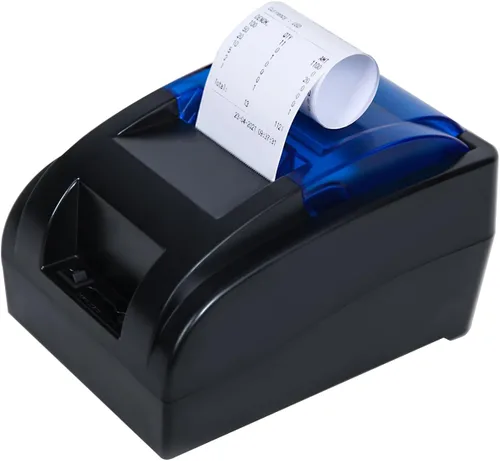 RIBAO - Impresora térmica de recibos para conectar BC-55 BC-40 BCS-160, contador de billetes mixtos y clasificador de monedas, interfaz USB de cajón