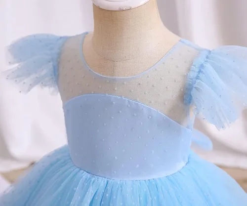 Vista 4 de Nileafes Vestidos de princesa para niña de flores vestido de fiesta de cumpleaños