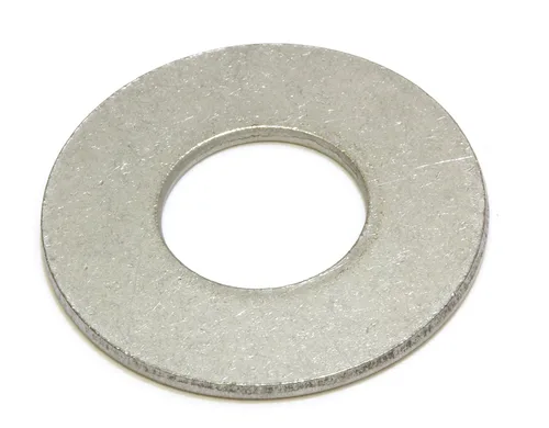 Bolt Dropper Arandela plana de acabado de acero inoxidable de 1/2", 1-1/4" de diámetro exterior - Acero inoxidable 18-8 (304), altamente resistente