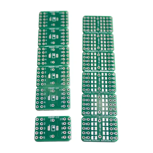 Vista 12 de Soluciones de Circuito Personalizado – Módulo de PCB de Separación SMD a DIP, 4-Pino, Adaptador de Cabezal de D2PAK (DPAK) a DIP con Resistencia SMT