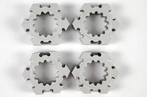 Vista 2 de Gds Racing Alloy Wheels Hex Hubs 24mm for TRAXS X-maX 1/5 Silver - Parts & Accs