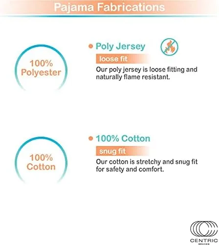 Vista 8 de DreamWorks Conjunto de pijama de algodón de 4 piezas para niña