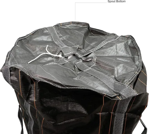 Vista 4 de Bolsa de envase intermedia a granel flexible de polipropileno pesado de 43 "para 1,3 yardas cúbicas de embalaje de plástico a granel bolsa 2600LBS