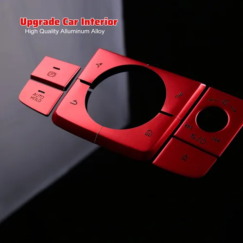 Vista 4 de 8 piezas compatibles con Mazda 3 CX-30 CX-50 2025 2024 2023 2022 2021 2020 Accesorios para consola central de automóvil, panel de engranajes