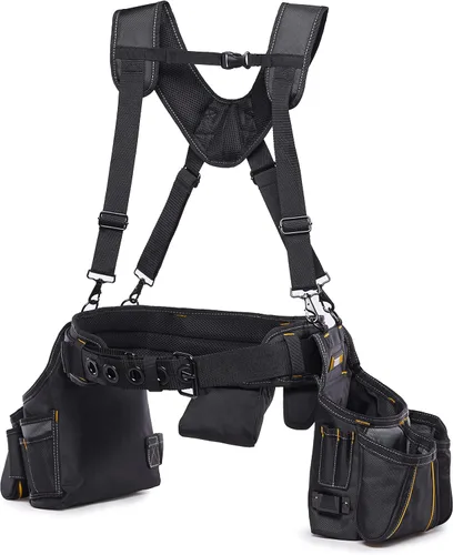 Vista 5 de Toughbuilt - Plataforma de suspensión Framer, colgador de herramientas y materiales de alta resistencia con correas de ajuste rápido, múltiples