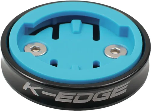 Vista 7 de K-Edge Gravity Top Cap Soporte para computadora de bicicleta Garmin Negro