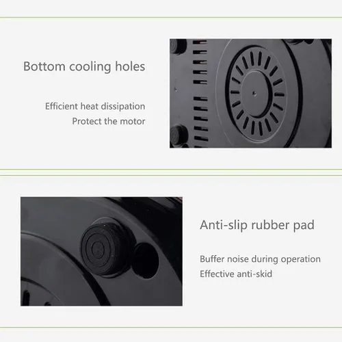 Vista 2 de XUERUIGANG Slow Masticating Juicer Extractor315 Inches Wide Chute Cold Press Juicer for Easy JuiceHigh Juice Yield for Fruit and Vegetable white