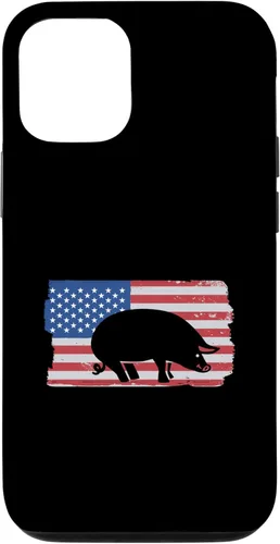 Vista 28 de Pig USA American Flag for Pig Lover Funny Farmer Case for iPhone 17
