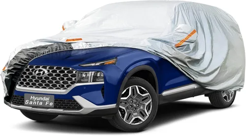 Vista 78 de GUNHYI Funda para SUV de 6 capas con ajuste personalizado para BMW X1 (2010-2025) Impermeable para todo tipo de clima, protección resistente