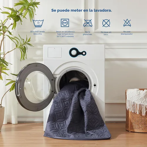 Vista 5 de BEDLORE Protector de colchón impermeable, protector de colchón tamaño Queen con bolsillo profundo de 6 a 18 pulgadas de profundidad, funda