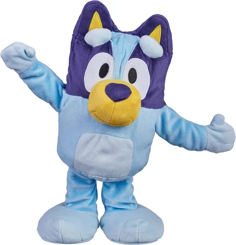Vista 10 de Bluey - Peluche parlante Bandit (papá) de 14 pulgadas con 9 frases y tema musical