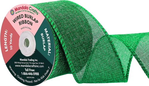 Vista 118 de Mandala Crafts Cinta de arpillera negra de 1 pulgada de ancho para manualidades, rollo de 20 yardas de cinta rústica de arpillera para coronas