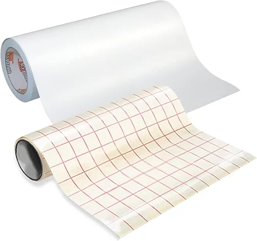 Vista 2 de Oracal 631 Rollo de vinilo blanco mate para Cricut & Cameo (12 pulgadas x 5 años (15 pies)