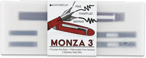 Vista 7 de Monteverde Monza - Pluma estilográfica (3 unidades), color rojo