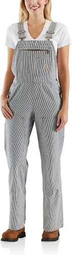 Carhartt Brewster - Overol con peto a rayas de doble frente para hombre